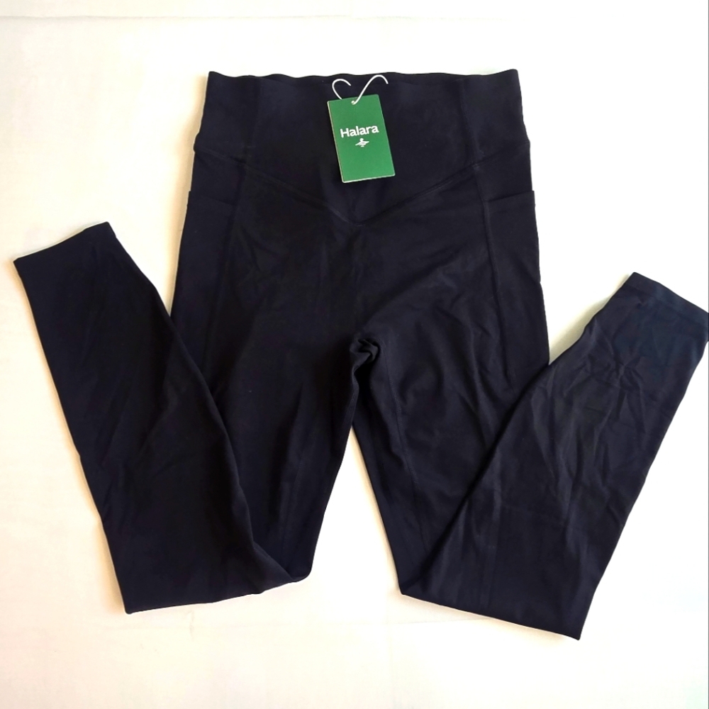 NWT!! HALARA Women's Black Ultasculpt Leggings